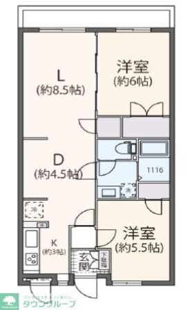 グランドステータス相武台の物件間取画像